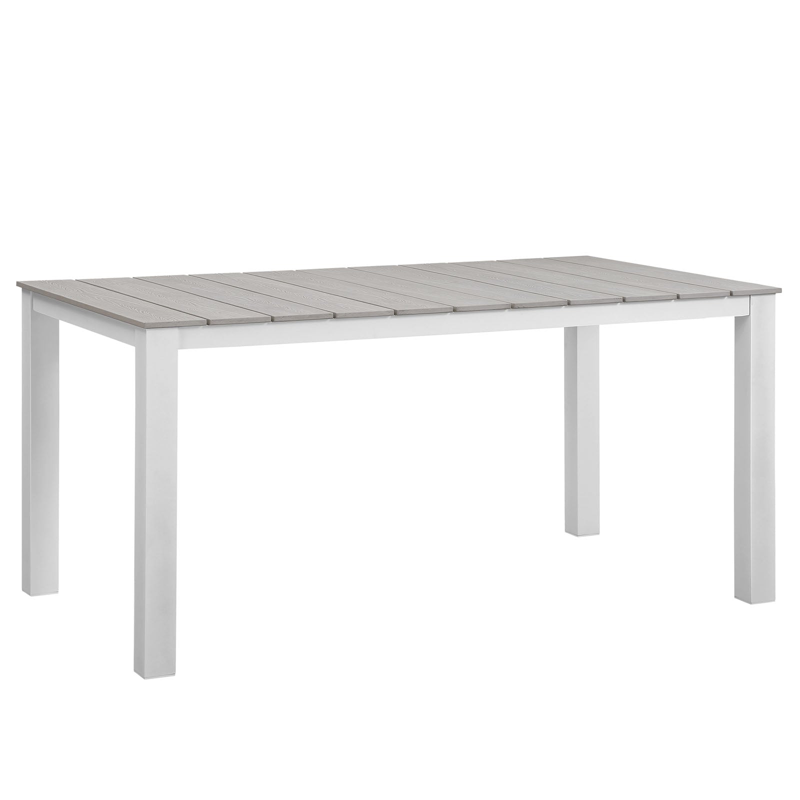 Maine 63" Outdoor Patio Dining Table - Image 4