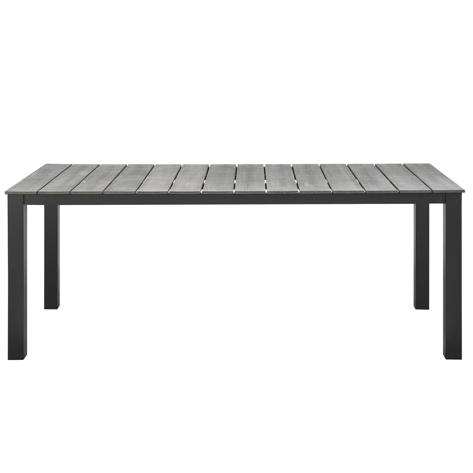 Maine 80" Outdoor Patio Dining Table - Image 2