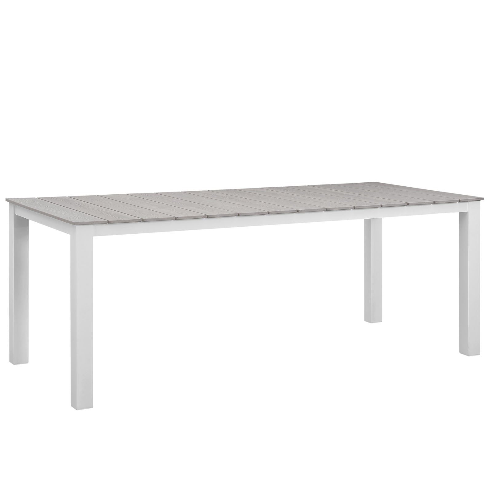 Maine 80" Outdoor Patio Dining Table - Image 4