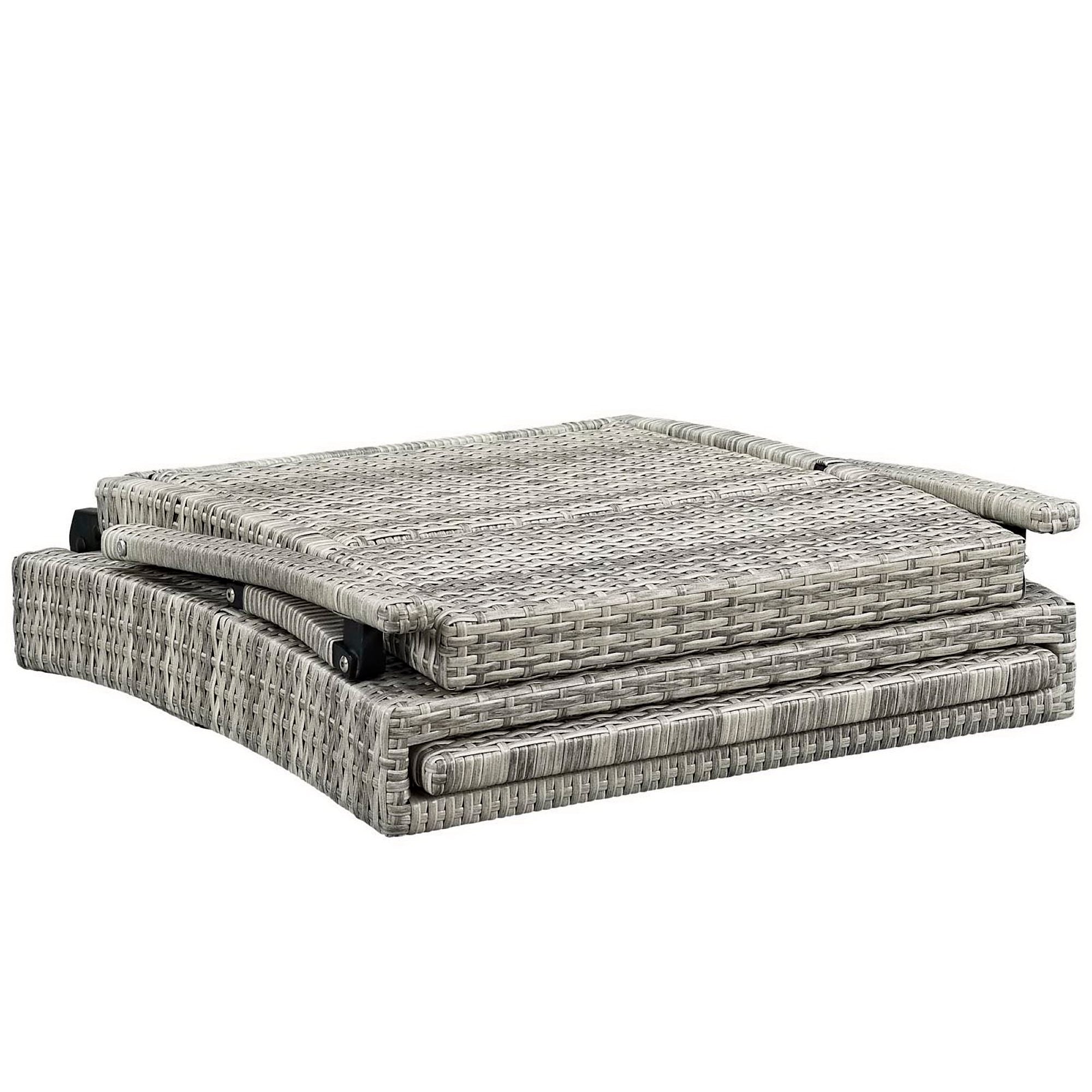 Envisage Chaise Outdoor Wicker Rattan Lounge Chair - Image 10