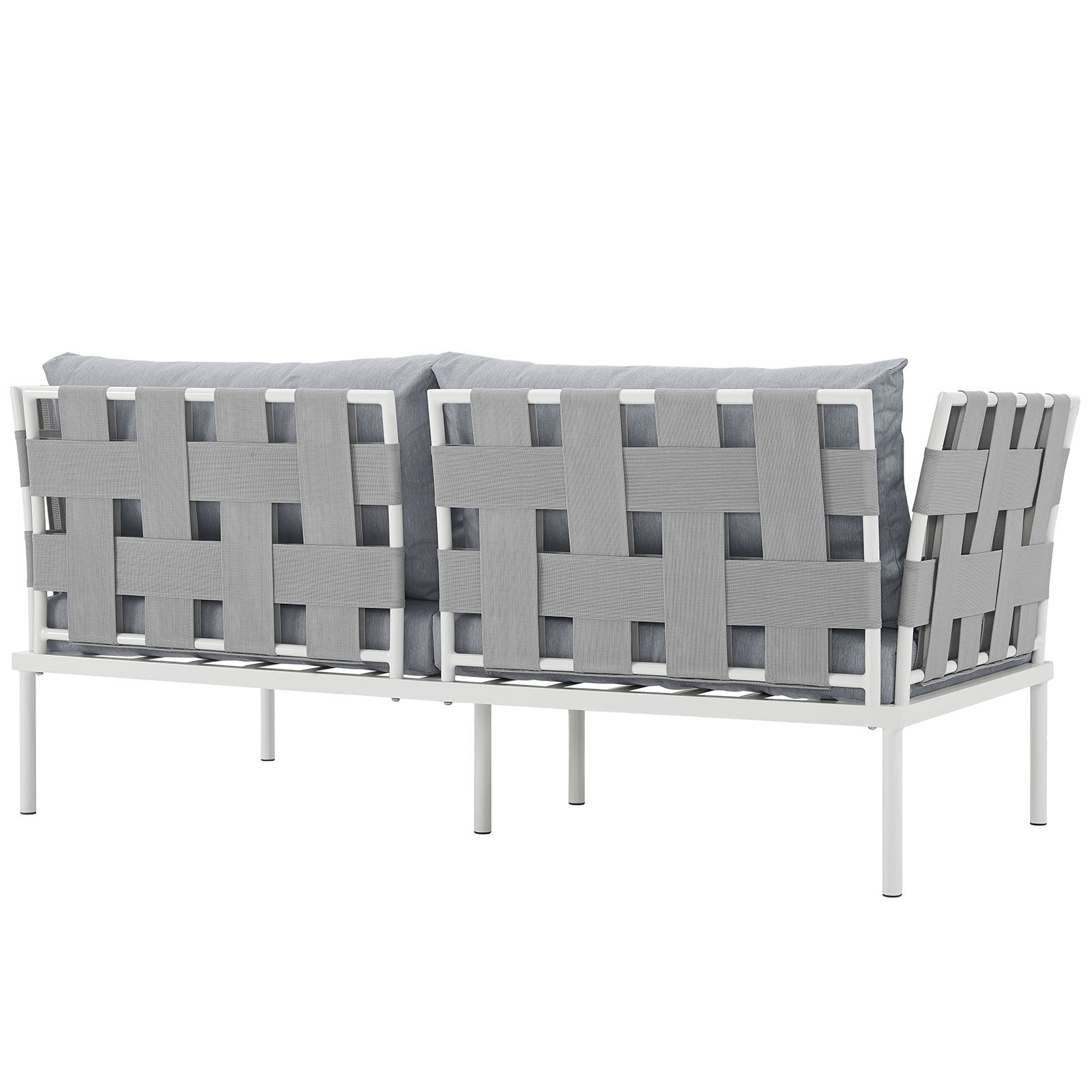 Harmony Outdoor Patio Aluminum Loveseat - Image 9