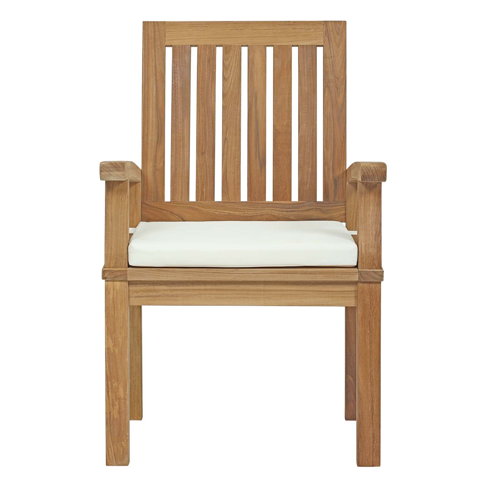Marina Outdoor Patio Teak Dining Chair - Image 5