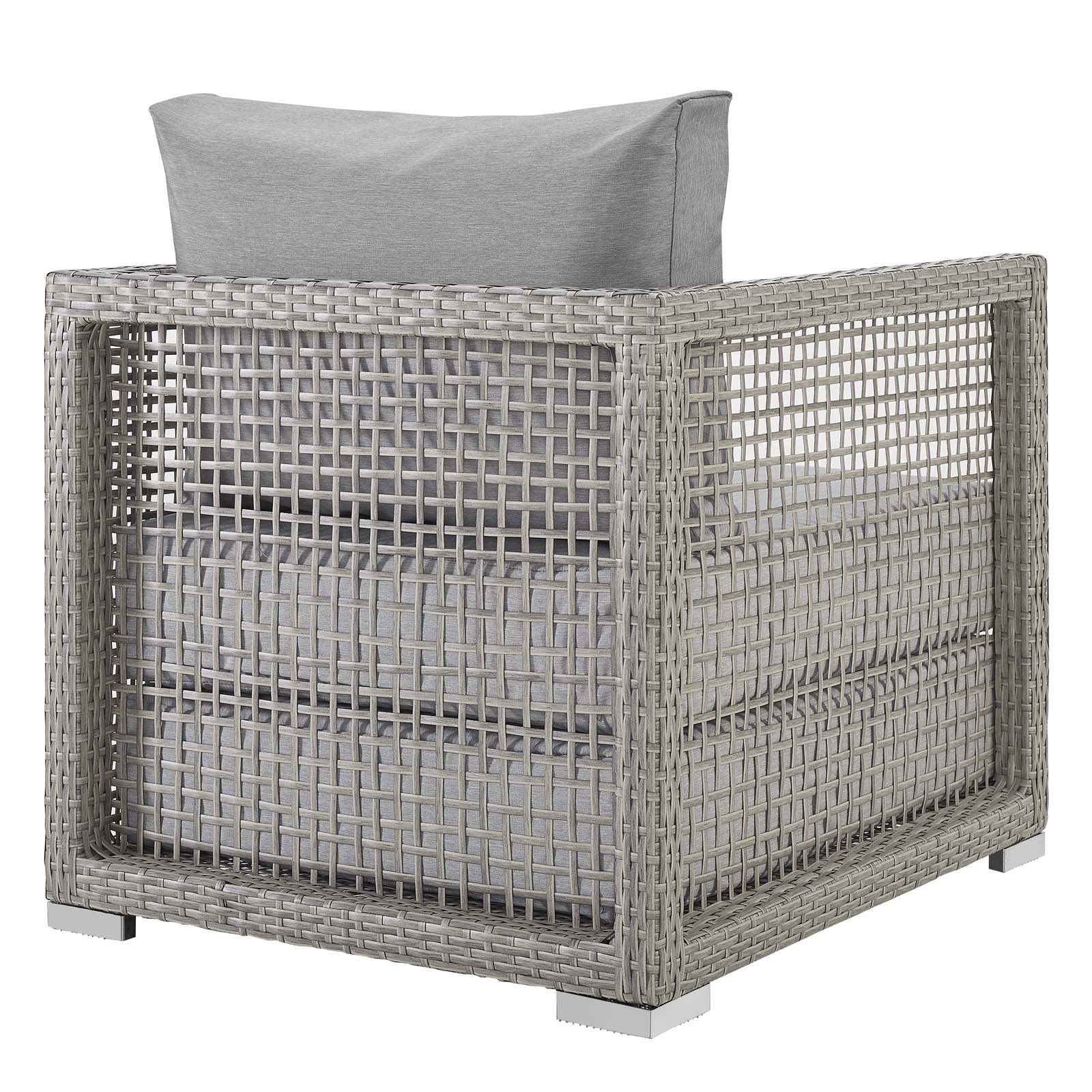 Aura 3 Piece Outdoor Patio Wicker Rattan Set - Image 7