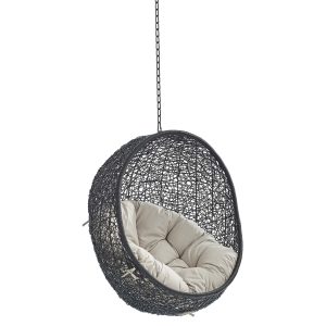 Encase Sunbrella Fabric Swing Outdoor Patio Lounge Chair Without Stand