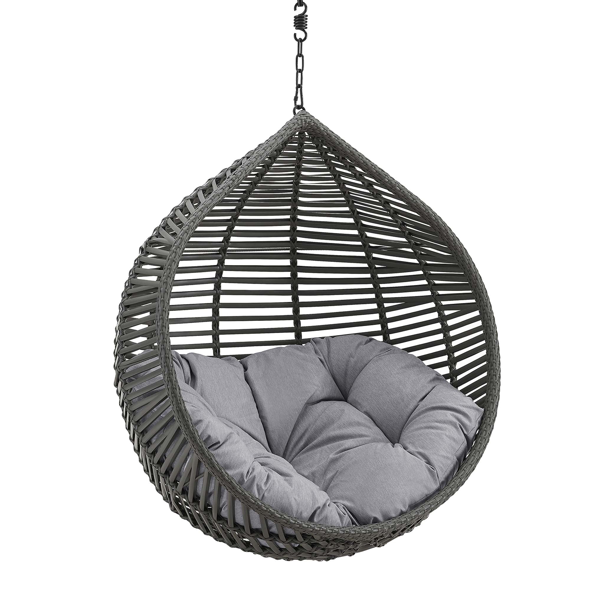 Garner Teardrop Outdoor Patio Swing Chair Without Stand - Image 4