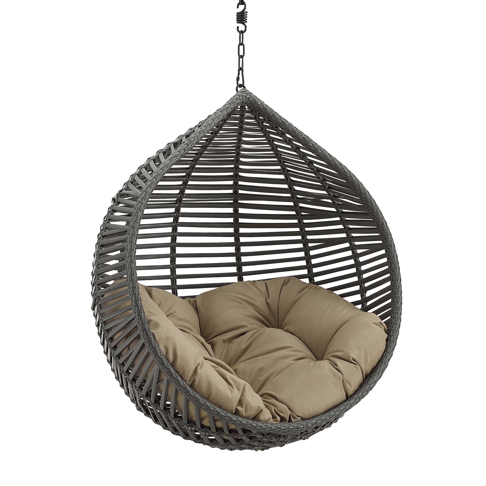Garner Teardrop Outdoor Patio Swing Chair Without Stand - Image 8