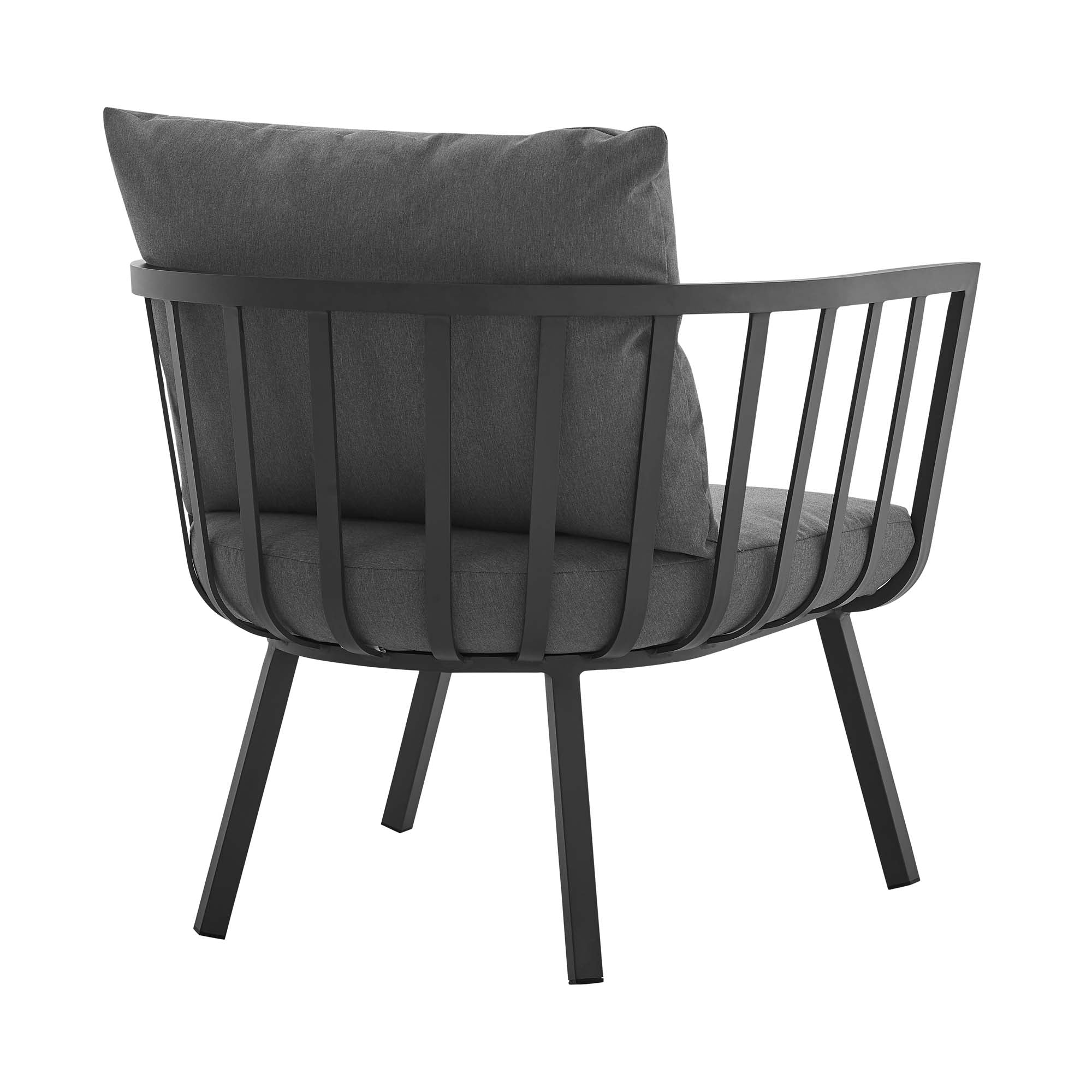 Riverside Outdoor Patio Aluminum Armchair Set of 2 - Image 6