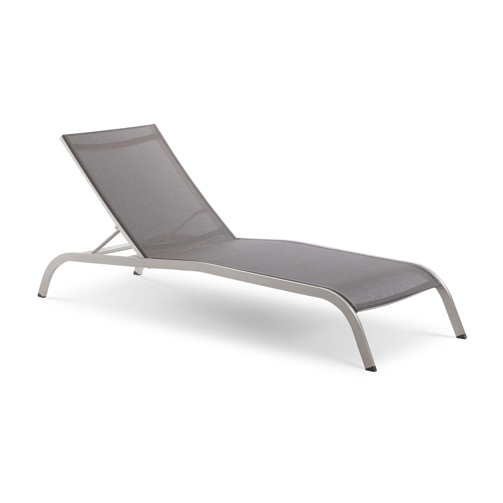 Savannah Outdoor Patio Mesh Chaise Lounge Set of 2 - Image 8