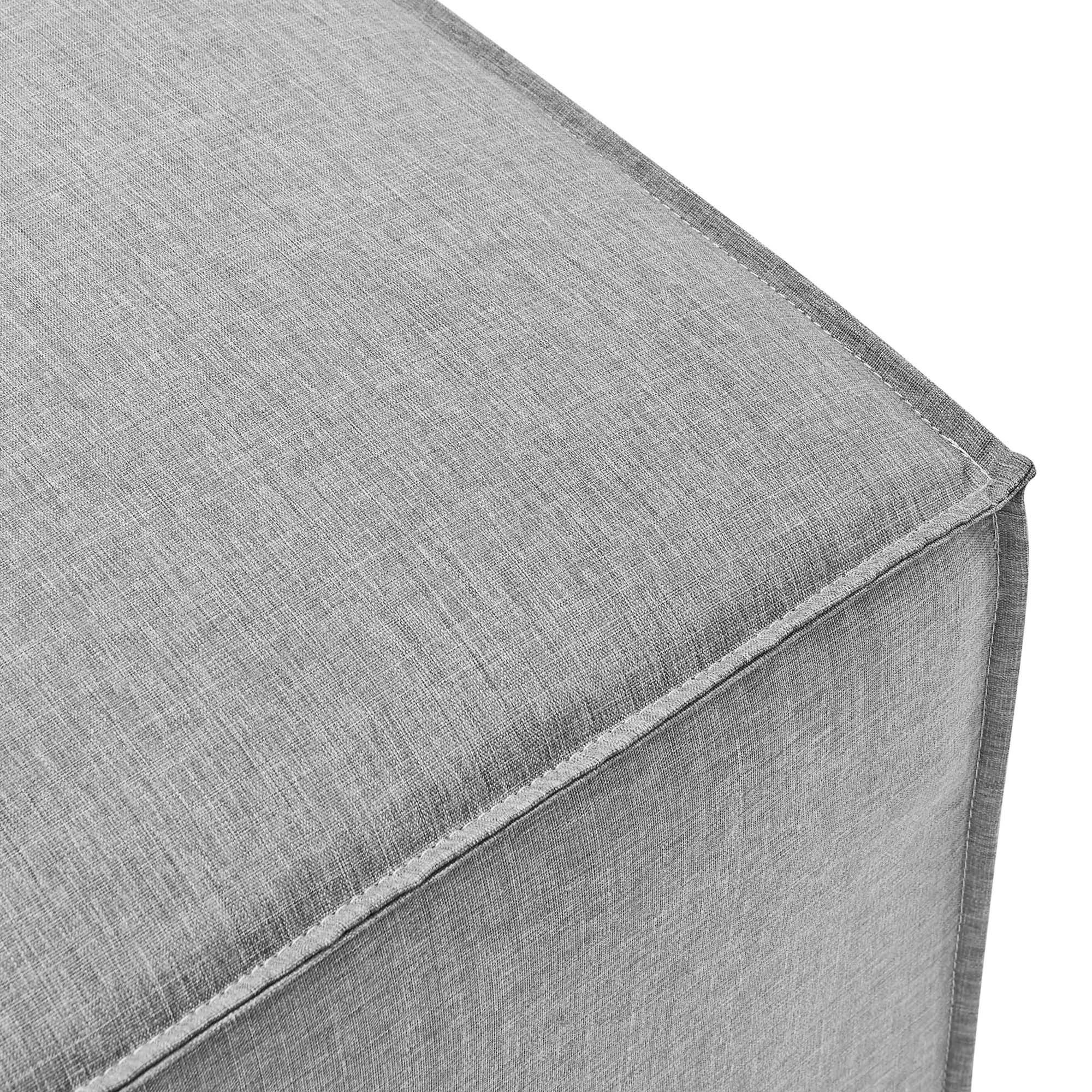Saybrook Outdoor Patio Upholstered Sectional Sofa Ottoman - Image 6