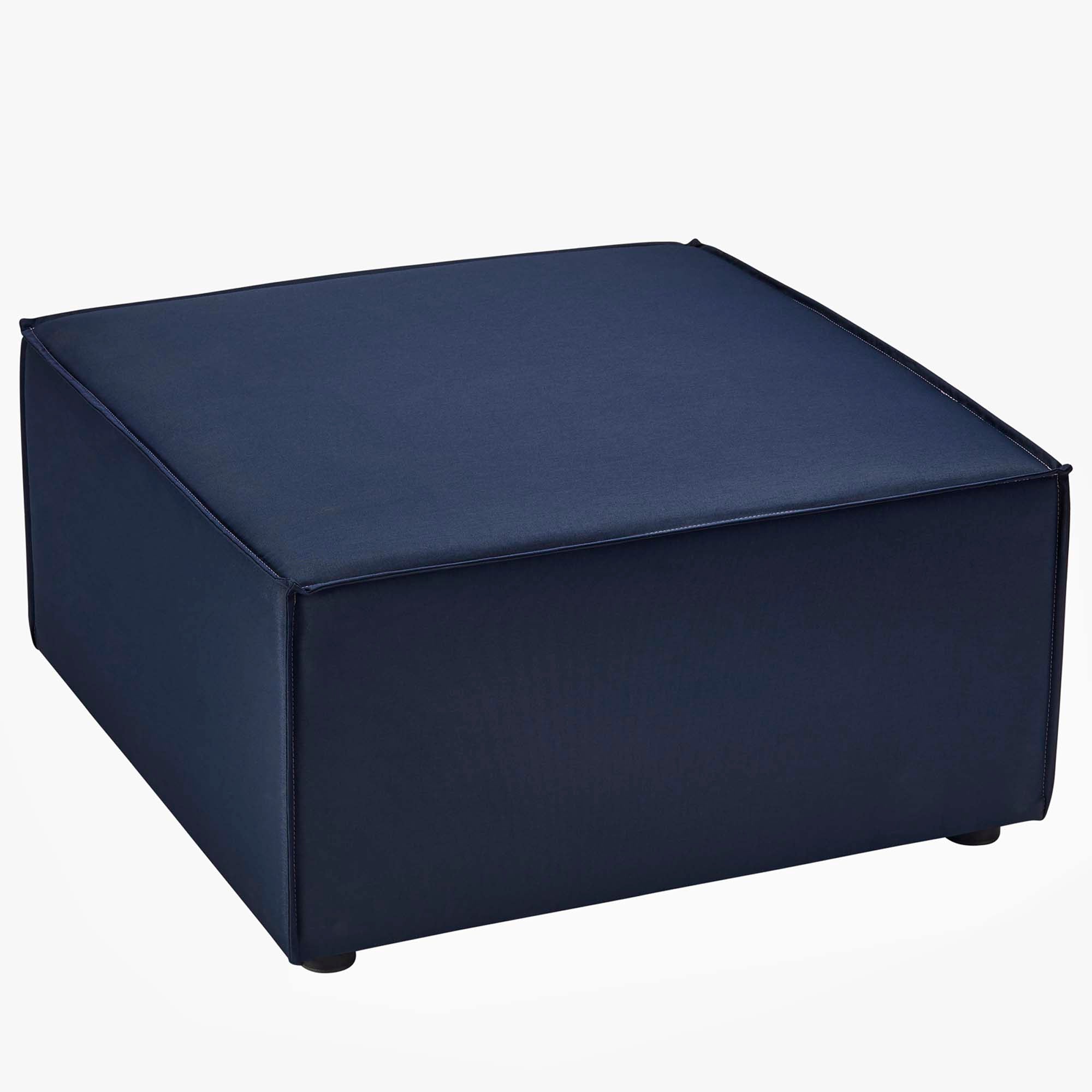 Saybrook Outdoor Patio Upholstered Sectional Sofa Ottoman - Image 10