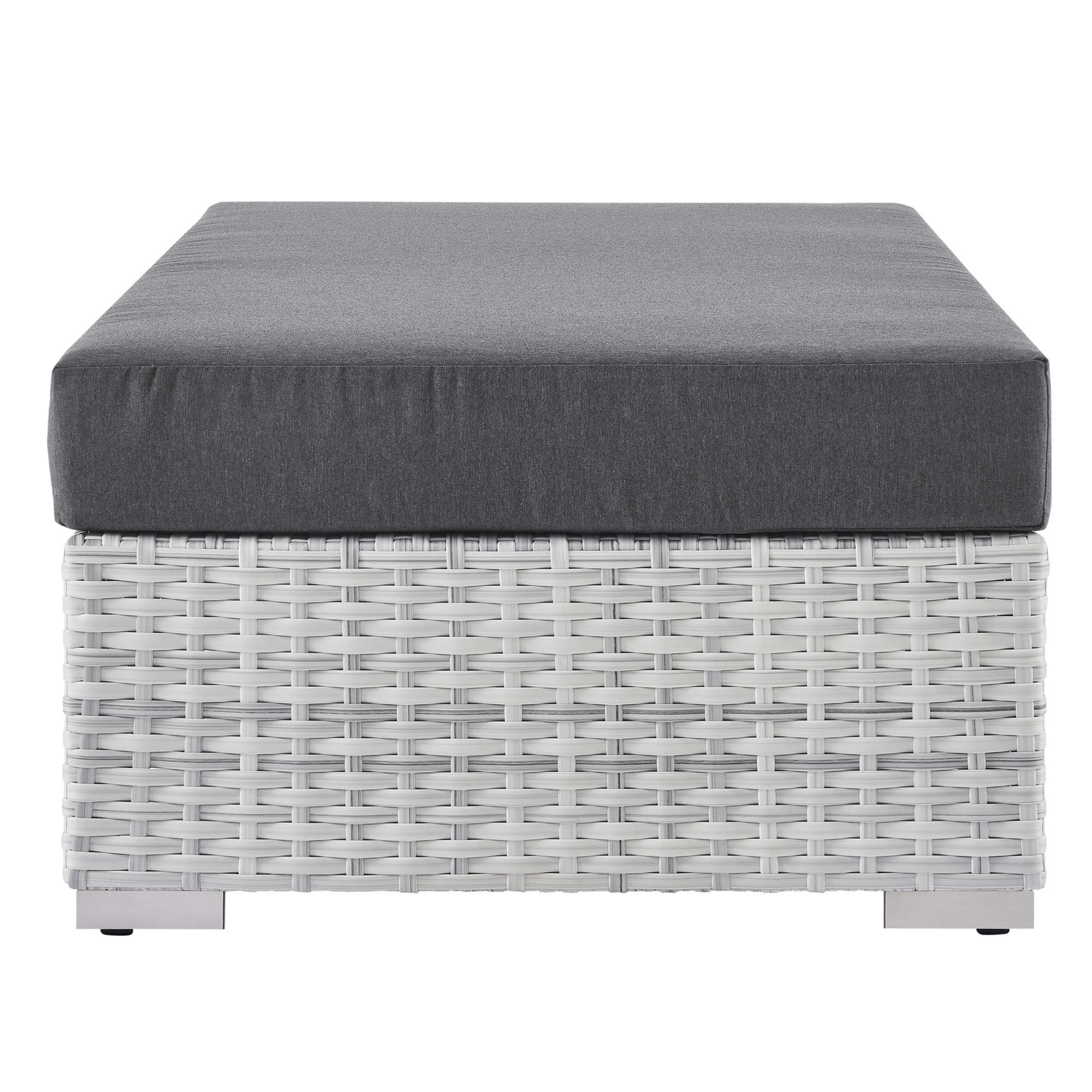 Convene Outdoor Patio Rectangular Ottoman - Image 5