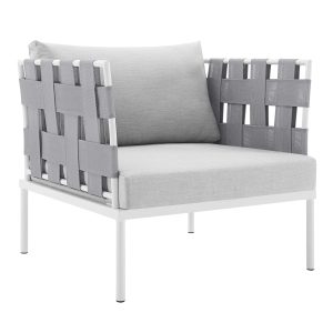 Harmony Sunbrella Outdoor Patio Aluminum Armchair