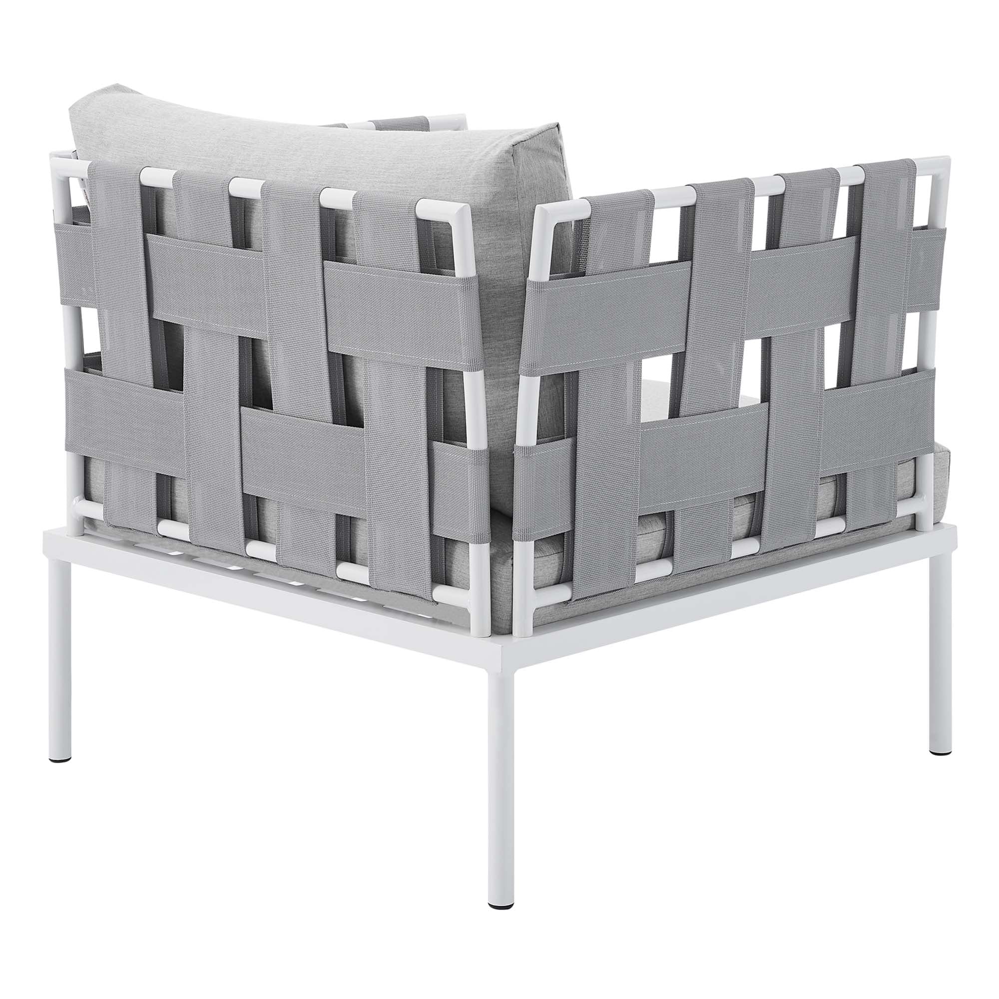 Harmony Sunbrella Outdoor Patio Aluminum Armchair - Image 6