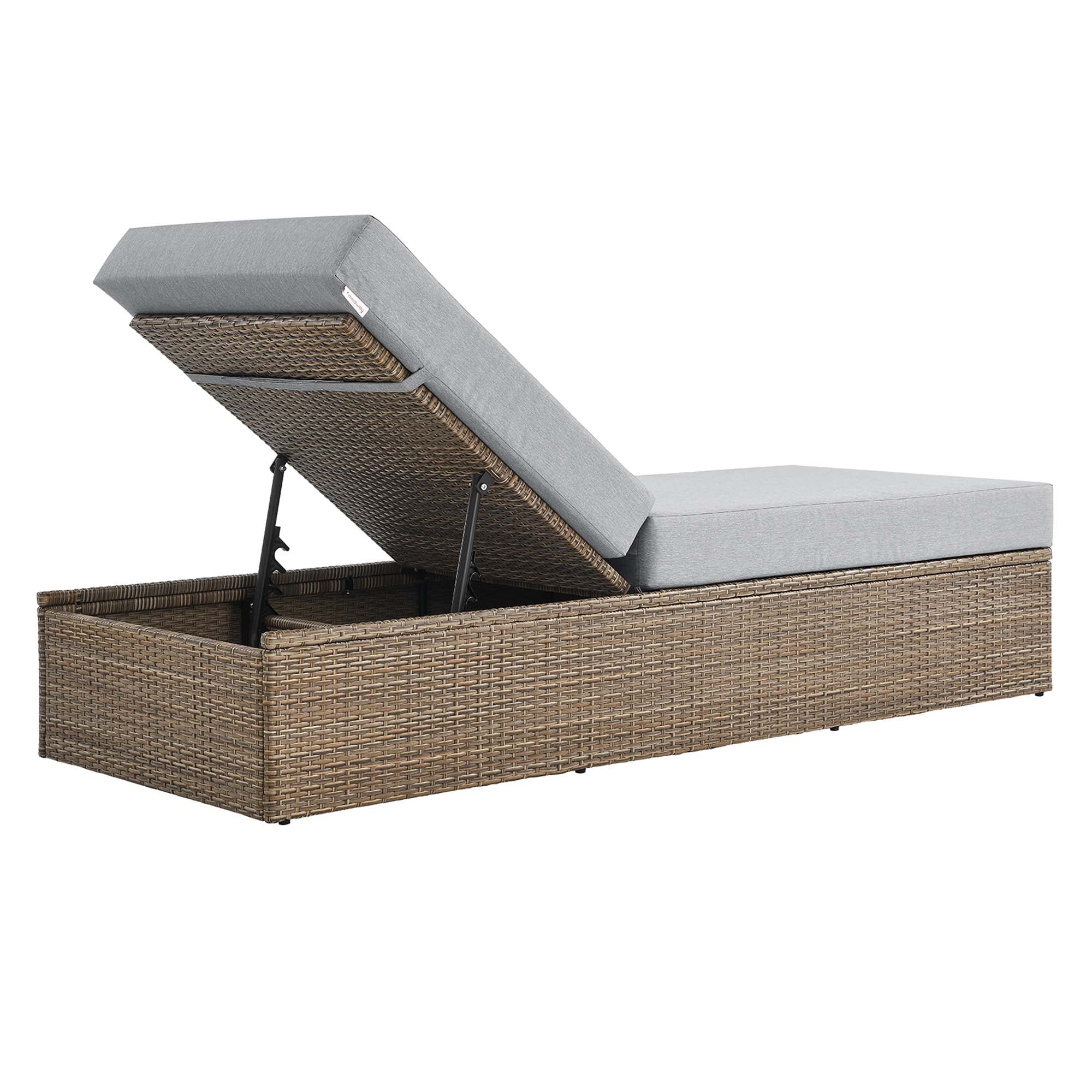 Convene Outdoor Patio Chaise Lounge Chair - Image 8