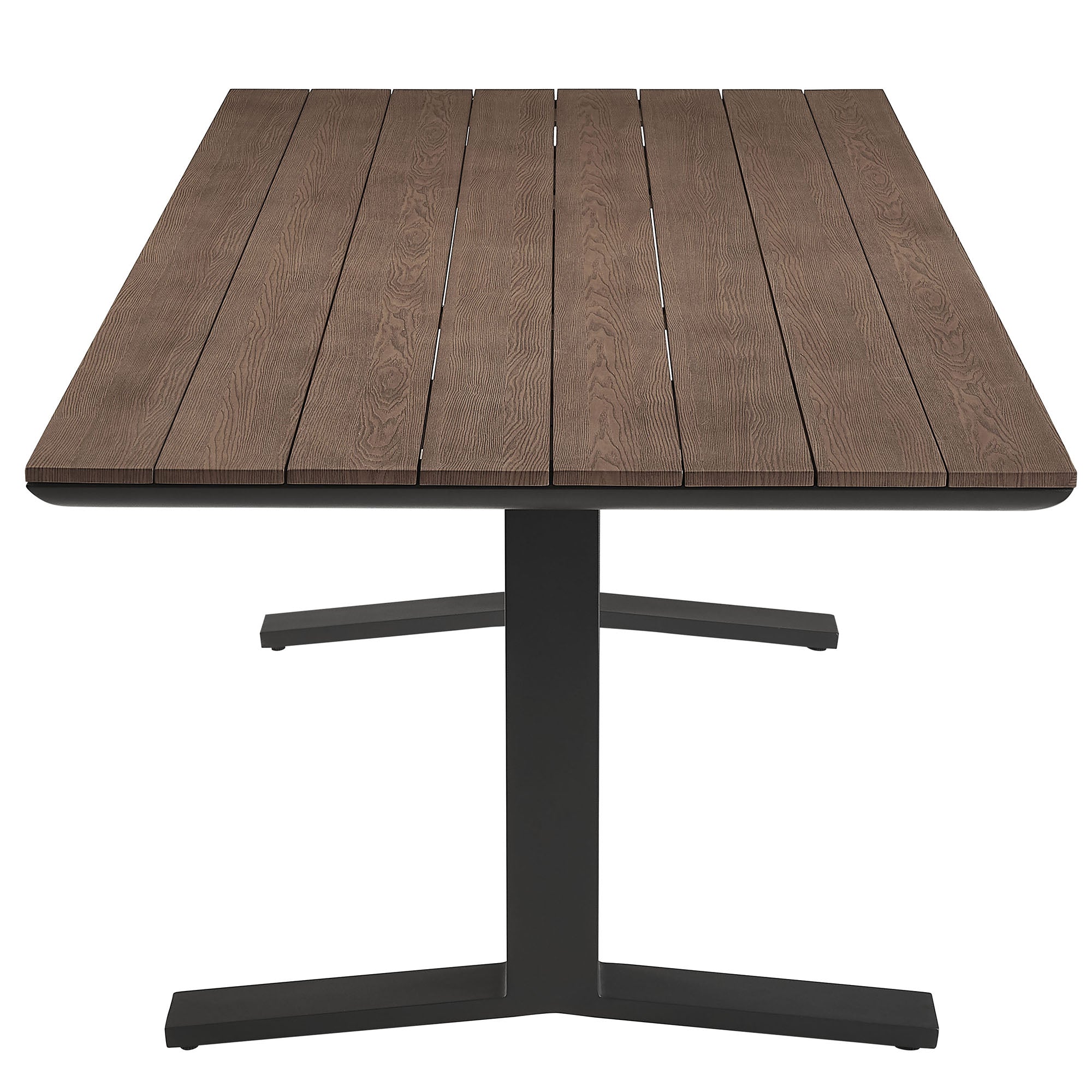 Gavelston 91" Outdoor Patio Aluminum Dining Table - Image 6