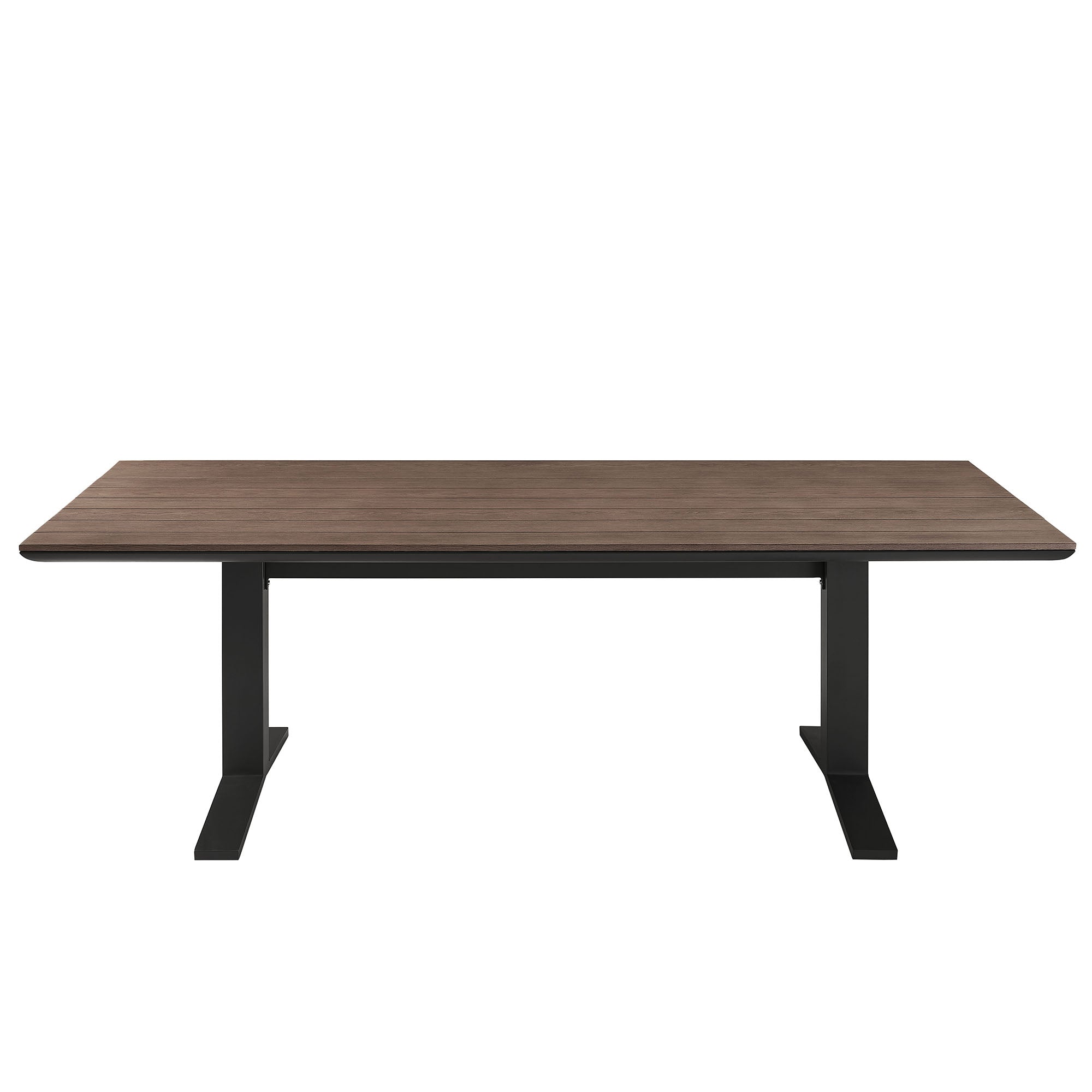 Gavelston 91" Outdoor Patio Aluminum Dining Table - Image 7