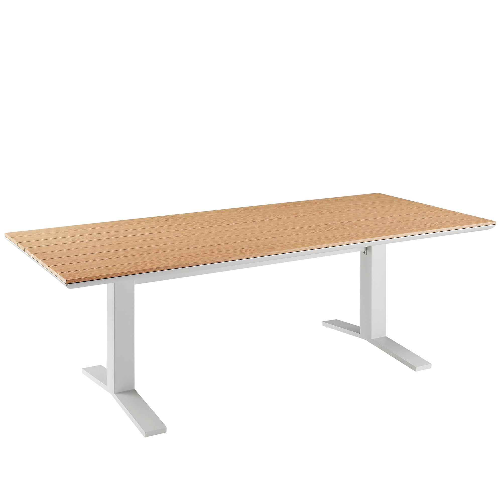 Gavelston 91" Outdoor Patio Aluminum Dining Table - Image 10