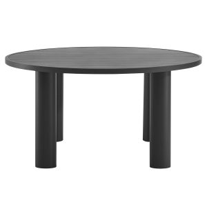Nautica Outdoor Patio 60" Round Aluminum Dining Table
