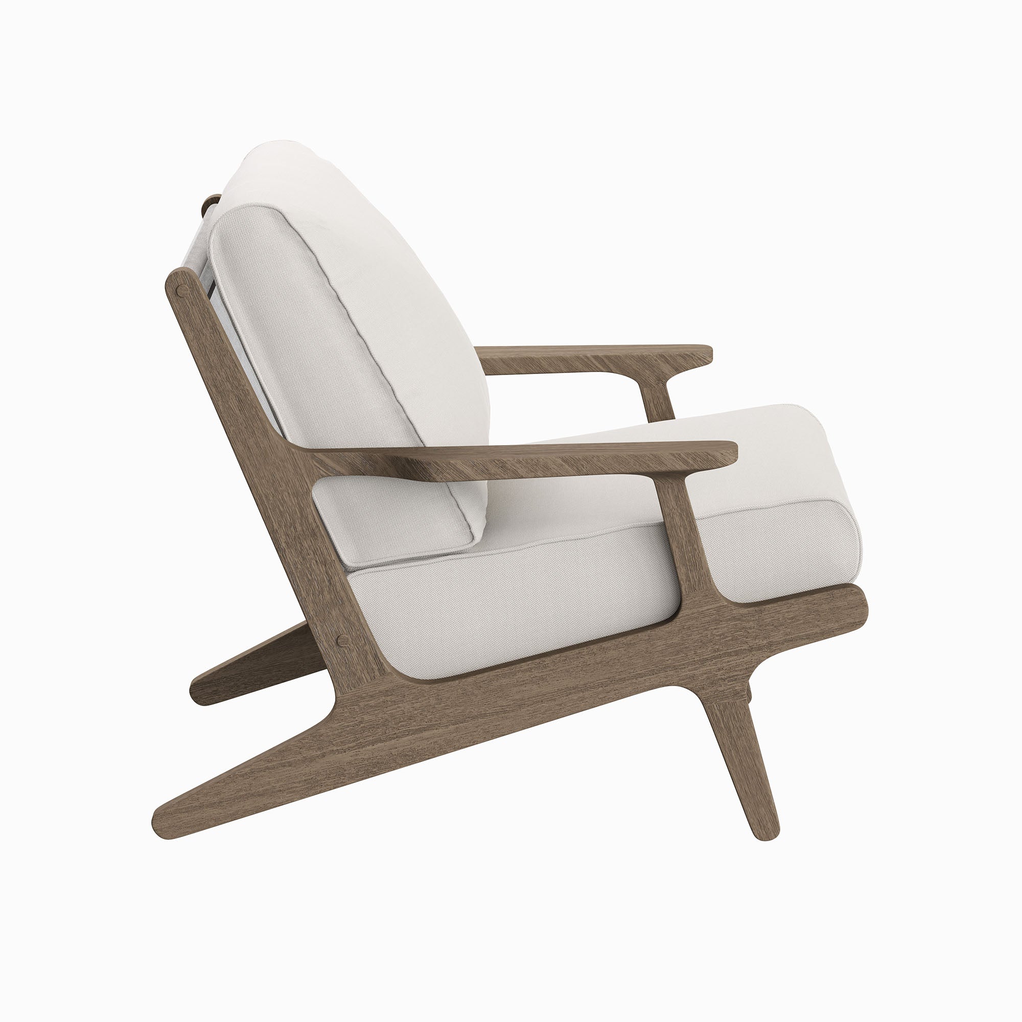 Saratoga Outdoor Teak Wood Armchair - Image 6