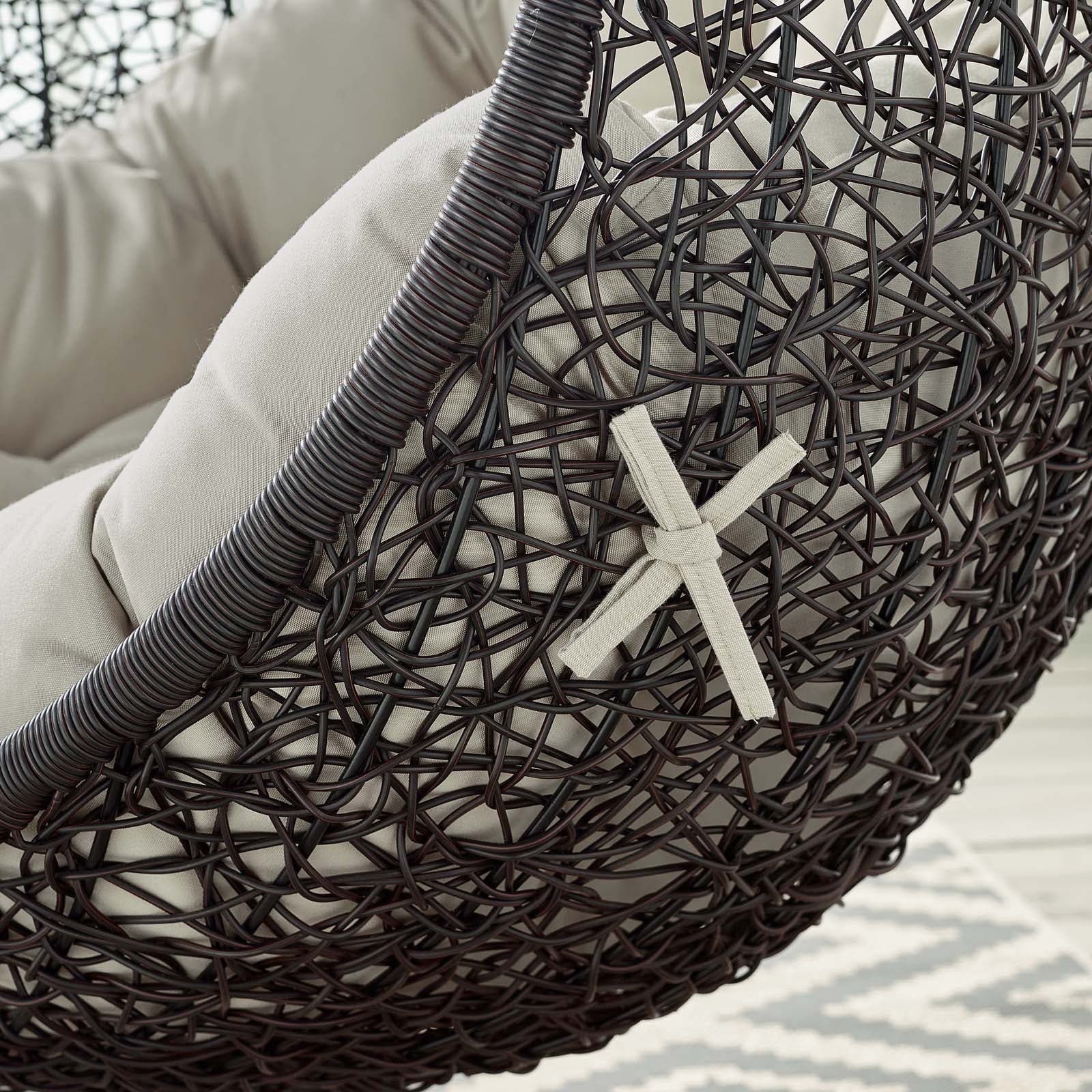 Encase Swing Outdoor Patio Lounge Chair - Image 4
