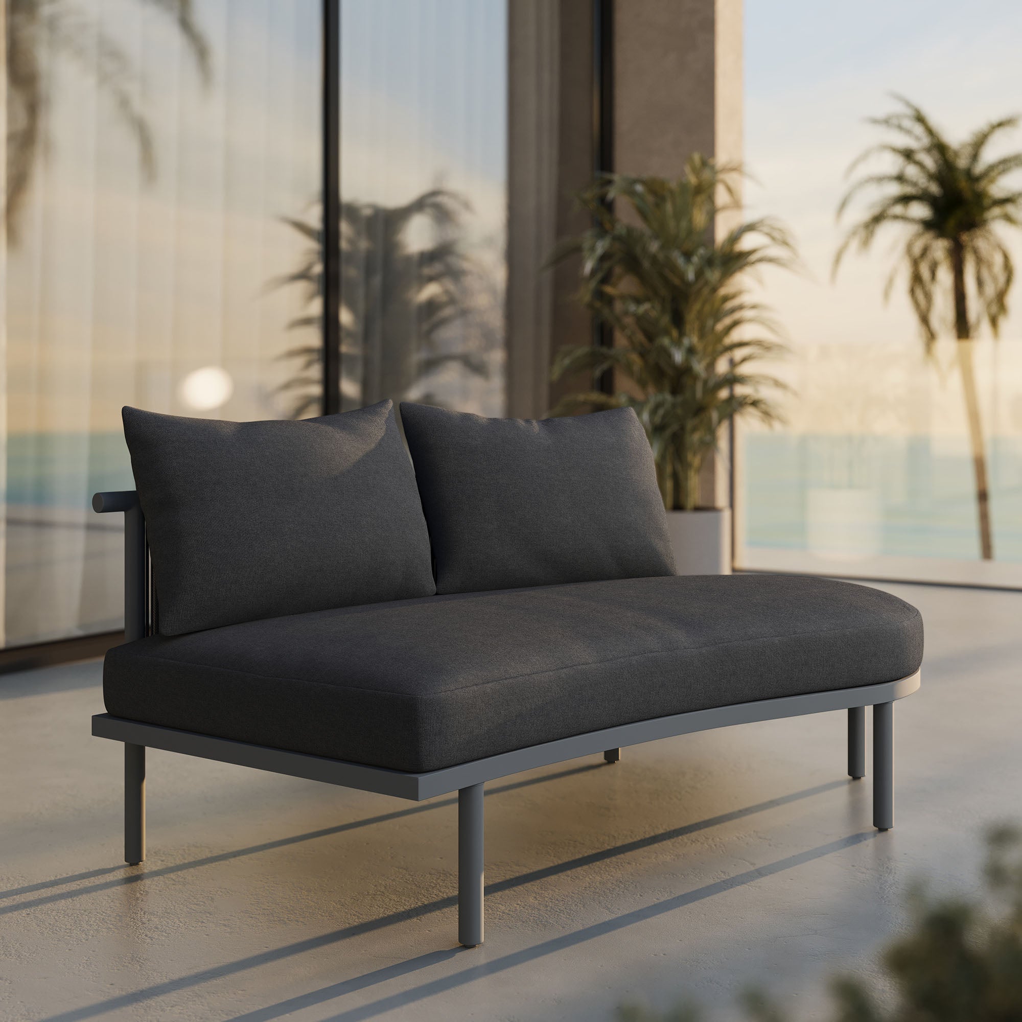 Porta Right-Arm Facing Outdoor Aluminum Modular Piece - Image 10