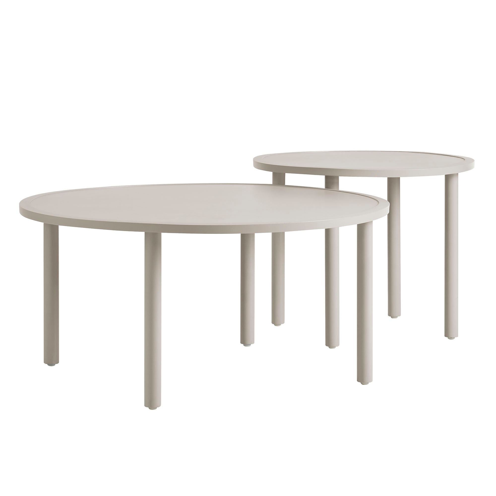 Porta 2 Piece Nesting Outdoor Aluminum Coffee Table Set