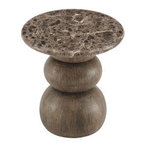 Pietra Indoor Outdoor Round Side Table
