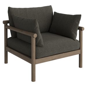 Eleni Outdoor Teak Wood Armchair