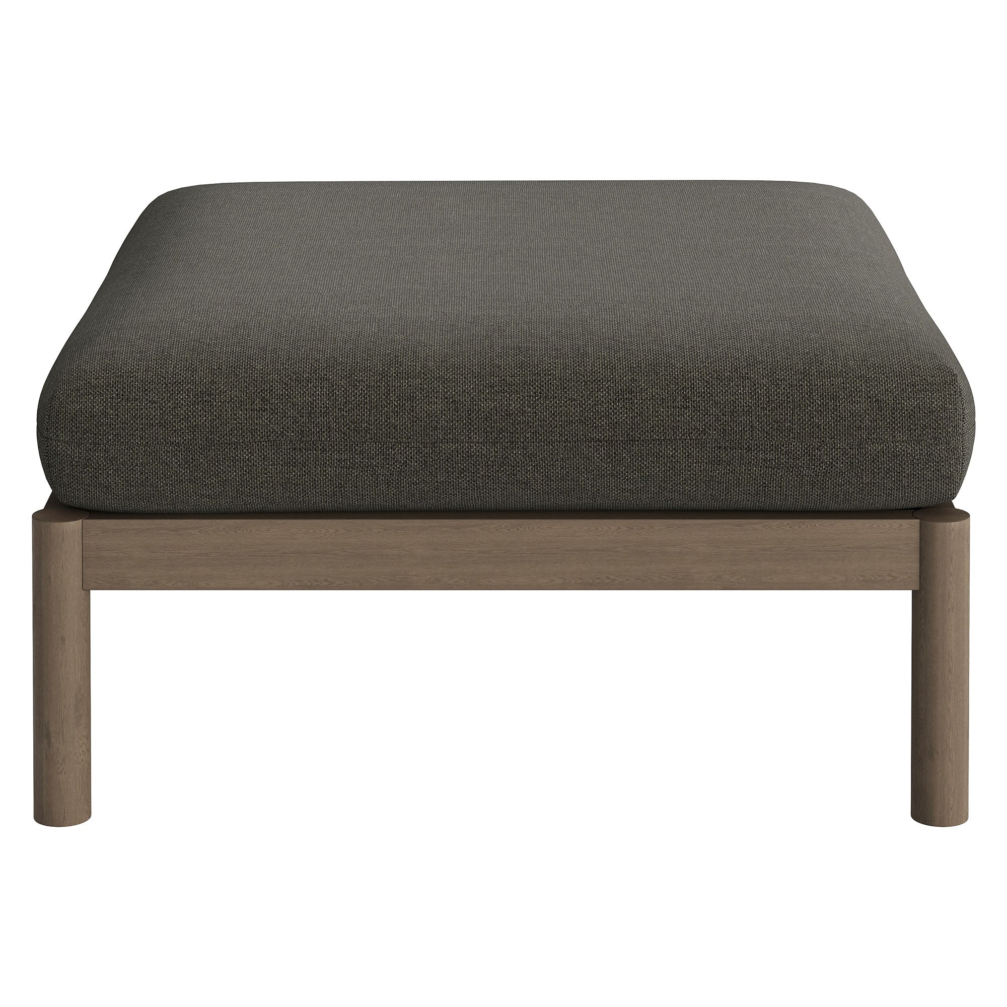 Eleni 2-Piece Outdoor Teak Wood Armchair and Ottoman Set - Image 9