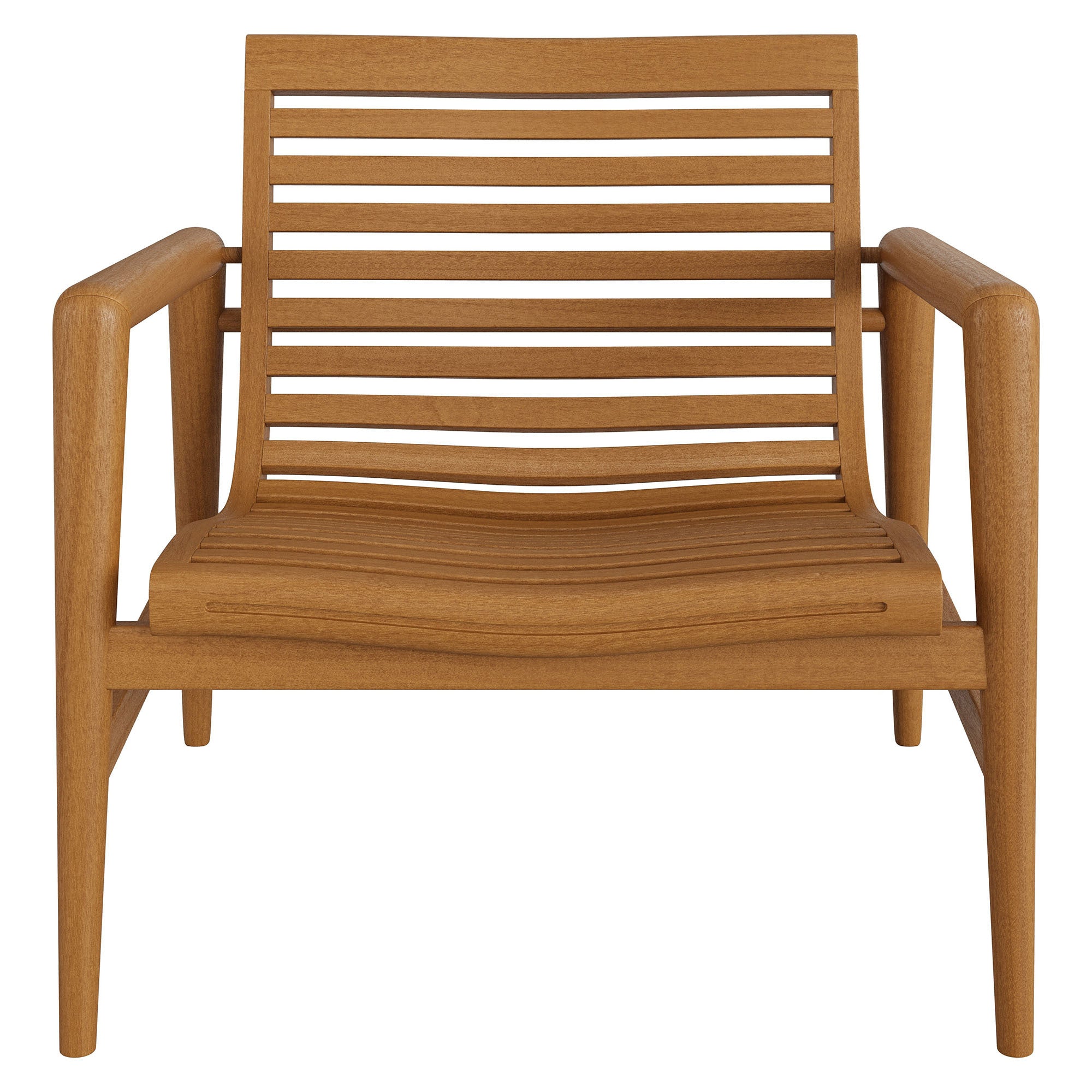 Hayden Outdoor Teak Wood Armchairs Set of 2 - Image 8