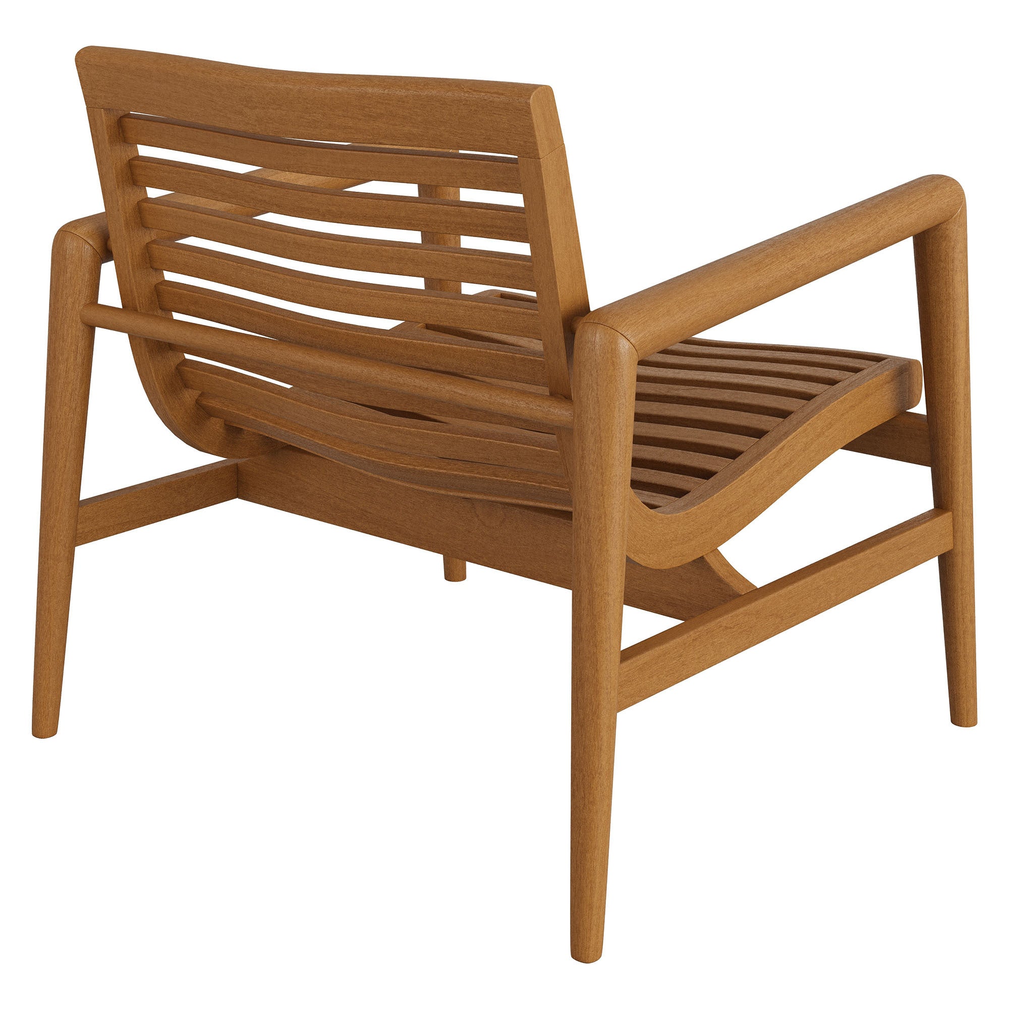 Hayden Outdoor Teak Wood Armchairs Set of 2 - Image 7