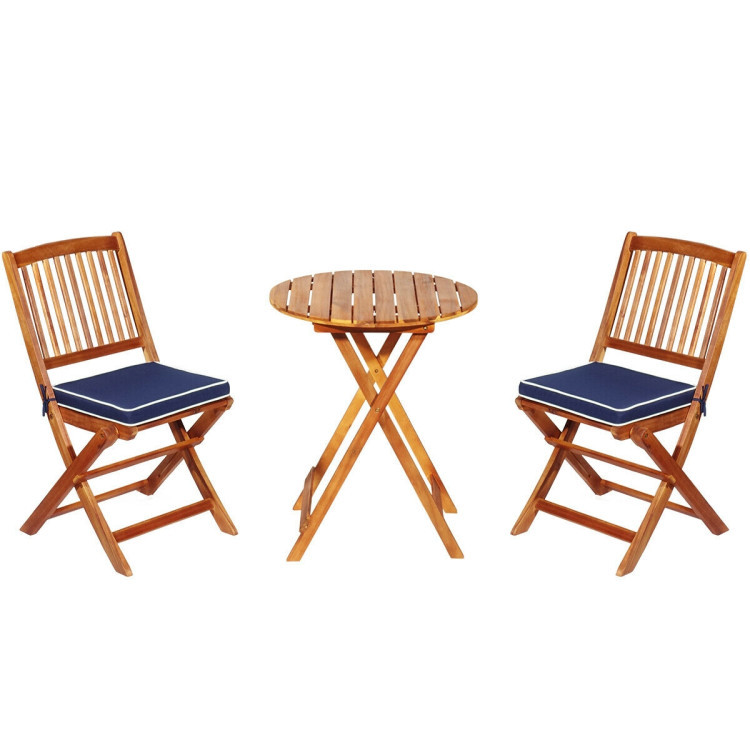 Patio Bundle: Outdoor Furniture Set+Patio Umbrella+Patio Swing+Bistro Set - Image 5