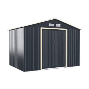 9 x 6 Feet Metal Storage Shed for Garden and Tools